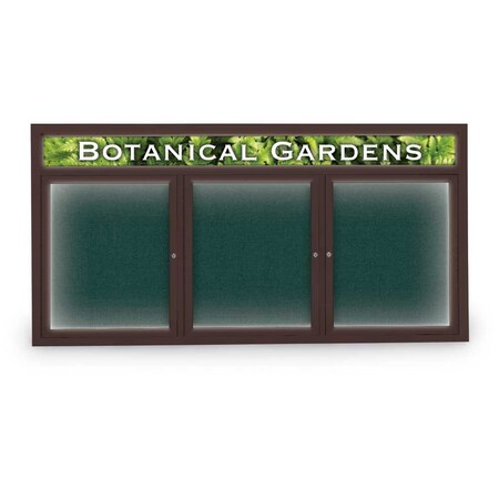 United Visual Products Open Faced Traditional Rounded Corkboard UV644ARC-SATIN-ULTMAR